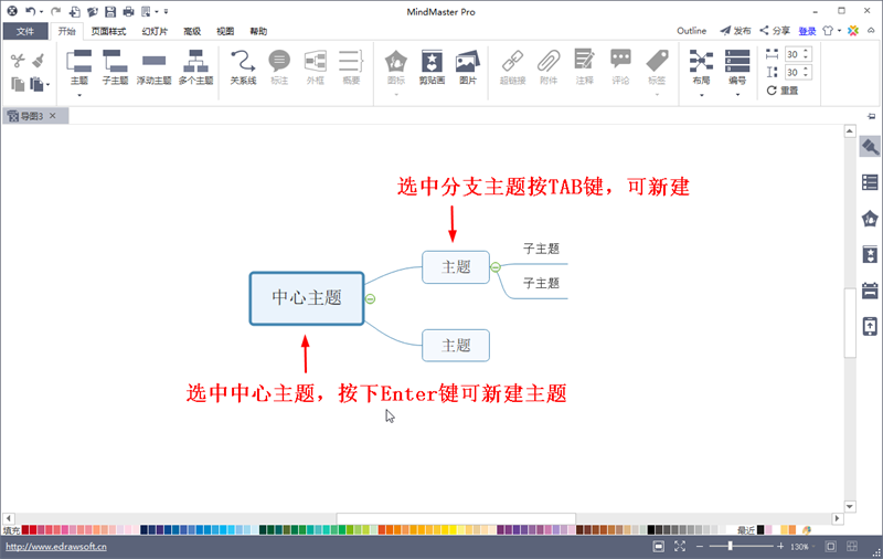 绘制思维导图